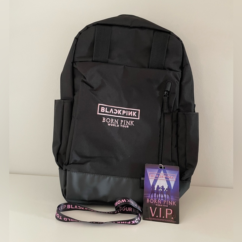 Blackpink Born Pink World Tour VIP Backpack and Laynard